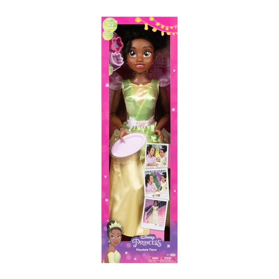 Disney Princess Playdate Tiana 32 inch Tall Fashion Doll with Sharable Accessories