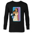 thumbnail image 1 of Disney Princess Pocahontas Adventurous Heart - Long Sleeve T-Shirt for Men - Customized-Black, 1 of 5