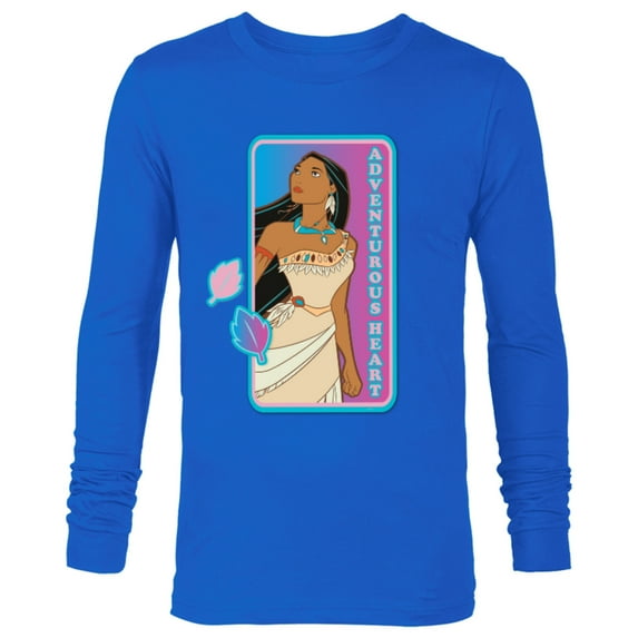 Disney Princess Pocahontas Adventurous Heart - Long Sleeve T-Shirt for Men - Customized-Royal
