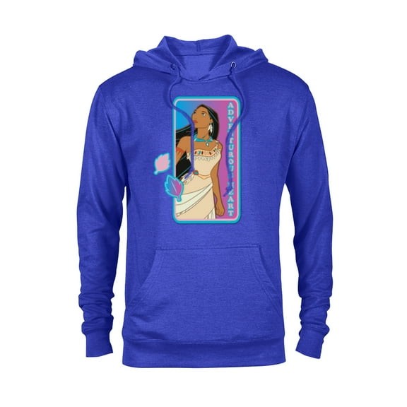 Disney Princess Pocahontas Adventurous Heart - Pullover Hoodie for Adults - Customized-Royal Heather