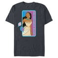 thumbnail image 1 of Disney Princess Pocahontas Adventurous Heart - Short Sleeve Blended T-Shirt for Adults - Customized-Navy Heather, 1 of 5