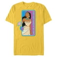 thumbnail image 1 of Disney Princess Pocahontas Adventurous Heart - Short Sleeve Blended T-Shirt for Adults - Customized-Yellow, 1 of 5