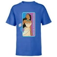thumbnail image 1 of Disney Princess Pocahontas Adventurous Heart - Short Sleeve T-Shirt for Kids - Customized-Royal, 1 of 5