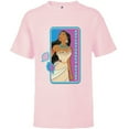 thumbnail image 1 of Disney Princess Pocahontas Adventurous Heart - Short Sleeve T-Shirt for Kids - Customized-Soft Pink, 1 of 5