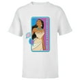 thumbnail image 1 of Disney Princess Pocahontas Adventurous Heart - Short Sleeve T-Shirt for Kids - Customized-White, 1 of 5