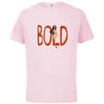 thumbnail image 1 of Disney Princess Pocahontas Bold - Short Sleeve Cotton T-Shirt for Adults - Customized-Soft Pink, 1 of 5