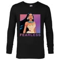 thumbnail image 1 of Disney Princess Pocahontas FEARLESS Purple Ombre T-Shirt - Long Sleeve T-Shirt for Men - Customized-Black, 1 of 5