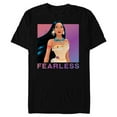 thumbnail image 1 of Disney Princess Pocahontas FEARLESS Purple Ombre T-Shirt- Short Sleeve Blended T-Shirt for Adults - Customized-Black, 1 of 5