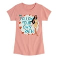 thumbnail image 1 of Disney Princess - Pocahontas Follow Your Own Path - Girls Fitted Short Sleeve T-Shirt, 1 of 5