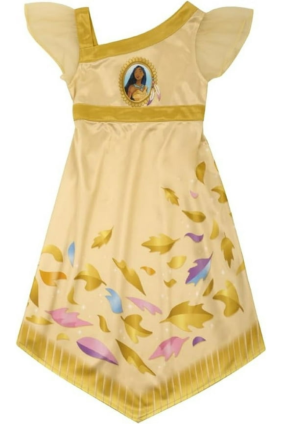 Princess Pocahontas Girl's Fancy Costume Character Nightgown, Gown, Size 8