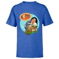 thumbnail image 1 of Disney Princess Pocahontas & Meeko Holiday - Short Sleeve T-Shirt for Kids - Customized-Royal, 1 of 5