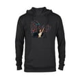 thumbnail image 1 of Disney Princess Pocahontas and Flit Heart - Pullover Hoodie for Adults - Customized-Black, 1 of 5