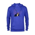 thumbnail image 1 of Disney Princess Pocahontas and Flit Heart - Pullover Hoodie for Adults - Customized-Royal Heather, 1 of 5
