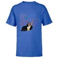 thumbnail image 1 of Disney Princess Pocahontas and Flit Heart - Short Sleeve T-Shirt for Kids - Customized-Royal, 1 of 5