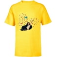 thumbnail image 1 of Disney Princess Pocahontas and Flit Heart - Short Sleeve T-Shirt for Kids - Customized-Yellow, 1 of 5