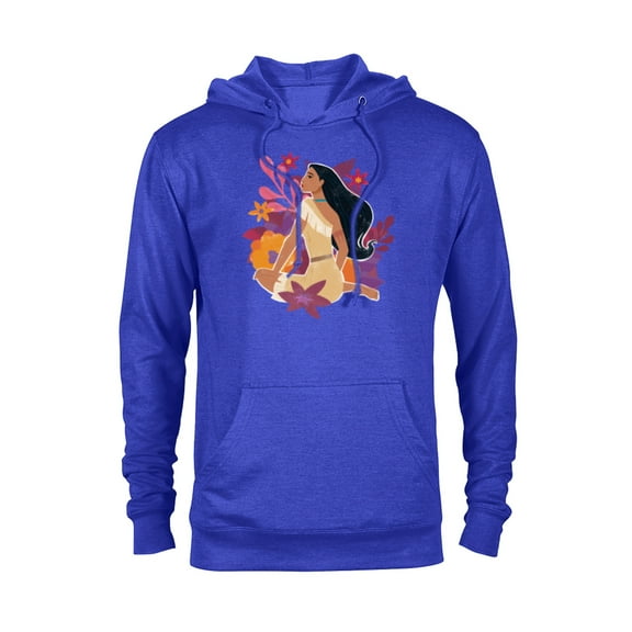 Disney Princess Pocahontas in the Flowers - Pullover Hoodie for Adults - Customized-Royal