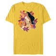 thumbnail image 1 of Disney Princess Pocahontas in the Flowers - Short Sleeve Blended T-Shirt for Adults - Customized-Yellow, 1 of 5