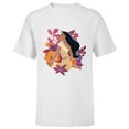 thumbnail image 1 of Disney Princess Pocahontas in the Flowers - Short Sleeve T-Shirt for Kids - Customized-White, 1 of 5
