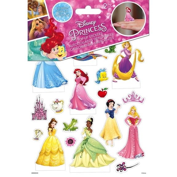 Disney Princess Pop Up Stickers - 2 Sheet
