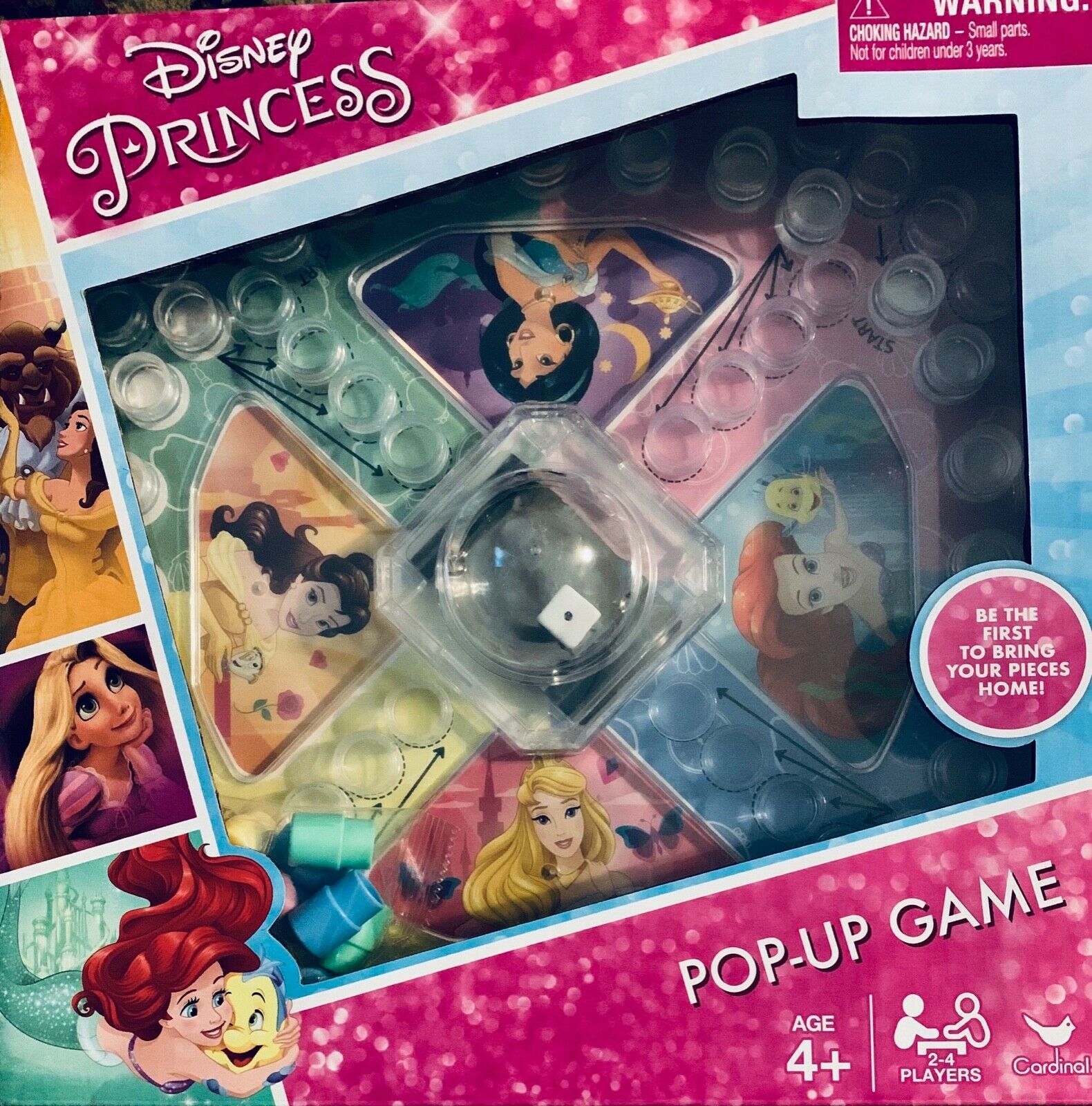 Disney Princess Pop-up Board Game - Ariel, Jasmine, Belle, Aurora