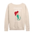 thumbnail image 1 of Disney Princess - Princess Ariel - Women's Lightweight French Terry Long Sleeve Shirt, 1 of 5