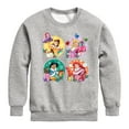 thumbnail image 1 of Disney Princess - Princess Christmas Grid - Youth Crew Fleece Sweatshirt, 1 of 4