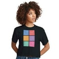 thumbnail image 1 of Disney Princess - Princess Grid - Juniors Cropped Cotton Blend T-Shirt, 1 of 5