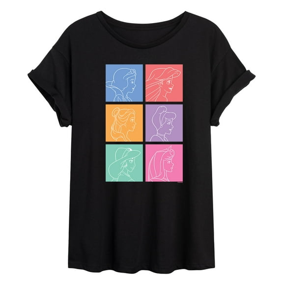 Disney Princess - Princess Grid - Women's Oversized T-Shirt