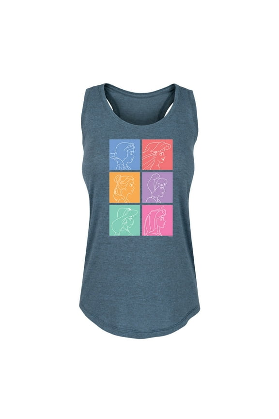 - Princess Grid - Women's Racerback Tank Top