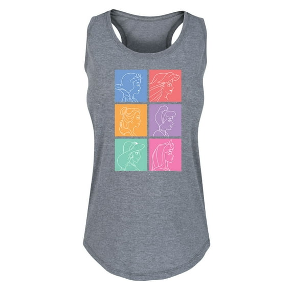 Disney Princess - Princess Grid - Women's Racerback Tank Top