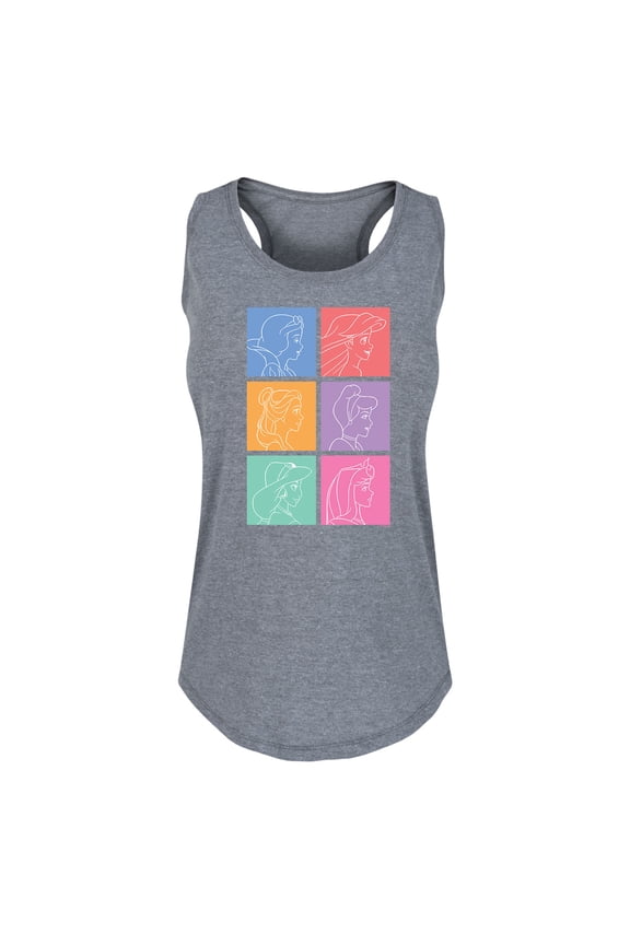 - Princess Grid - Women's Racerback Tank Top