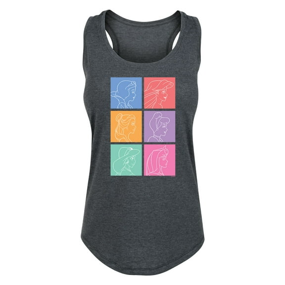 Disney Princess - Princess Grid - Women's Racerback Tank Top