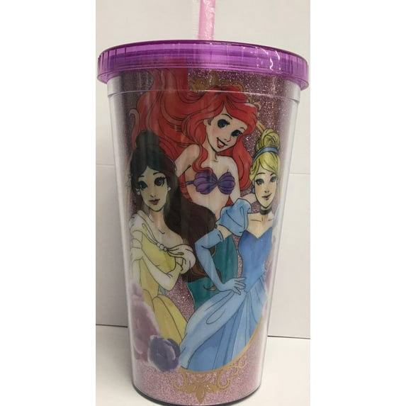 Disney Princess Princess In Frame 16oz Cup W/lid & Straw