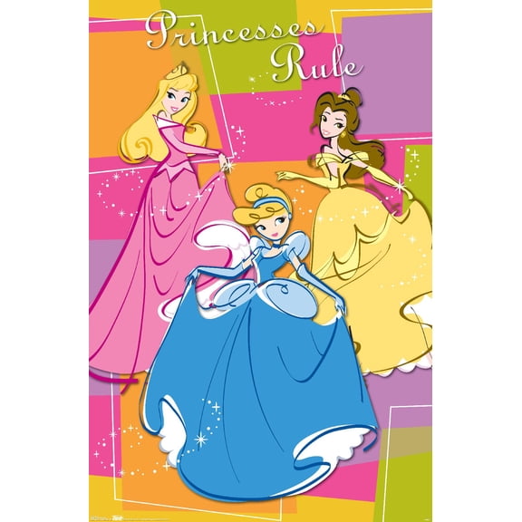 Disney Princess - Princess Rule Wall Poster, 14.725" x 22.375"