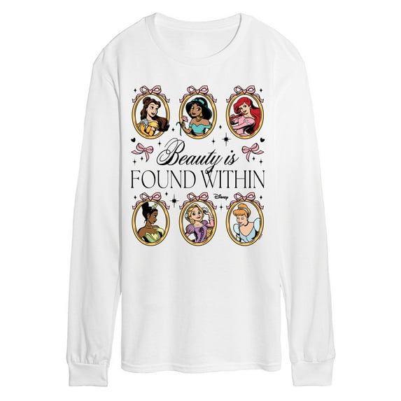 Disney Princess - Princesses Coquette - Men's Long Sleeve Graphic T-Shirt