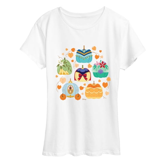 Disney - Princess Pumpkin Grid Short Sleeve Graphic T-Shirt