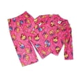 thumbnail image 1 of Disney Princess Purple Roses and Lettering Girl's Flannel Pajama Set, Size 4, 1 of 1