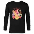 thumbnail image 1 of Disney Princess Rapunzel Ariel Tiana Best Gal Pals Valentine - Long Sleeve T-Shirt for Men - Customized-Black, 1 of 5