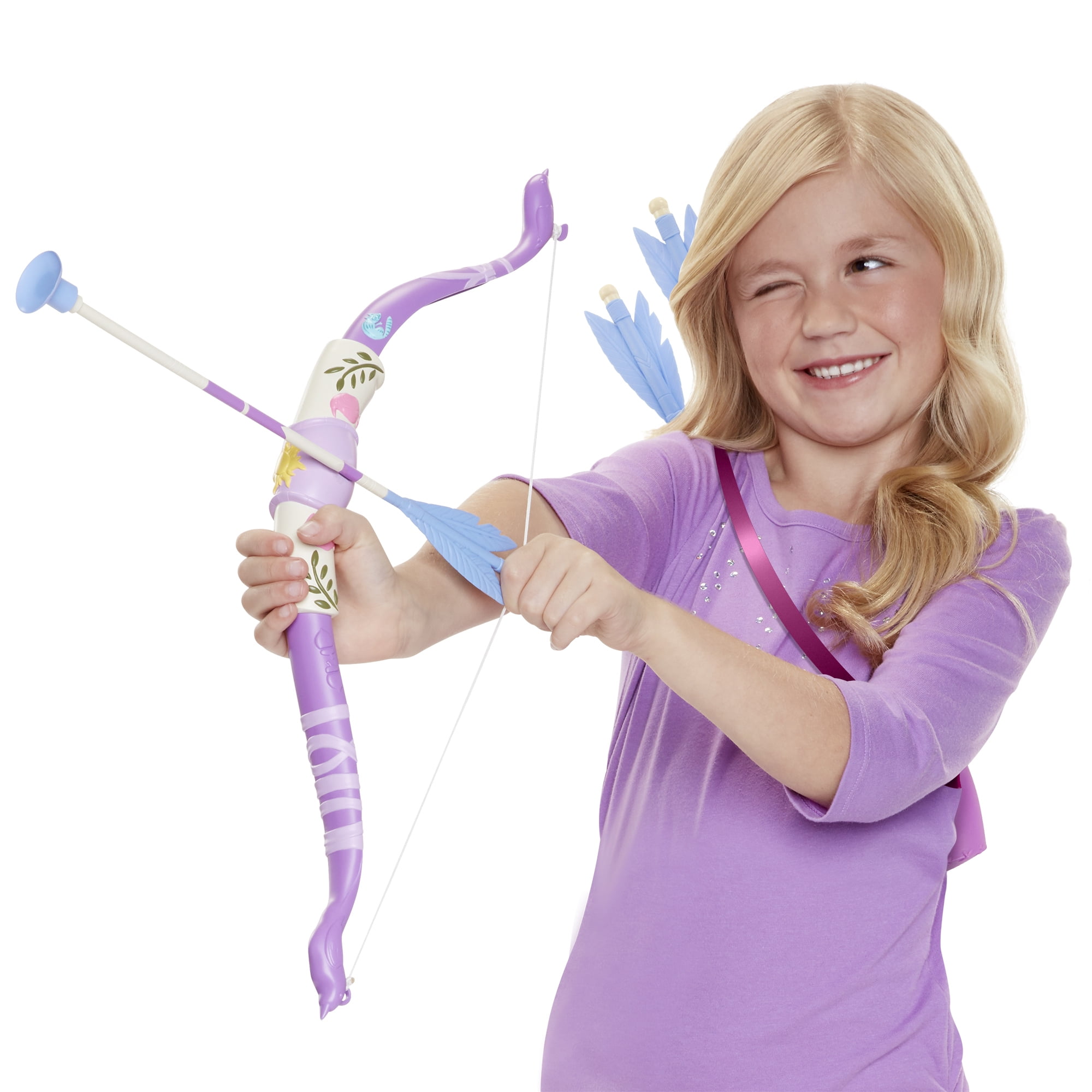 Disney Princess Rapunzel Bow and 3 Arrows Archery Role Play Toy for Child Ages 3+