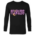 thumbnail image 1 of Disney Princess Rapunzel Fearless - Long Sleeve T-Shirt for Men - Customized-Black, 1 of 5