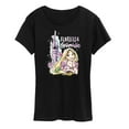 thumbnail image 1 of Disney Princess - Rapunzel Fearless & Optimistic - Women's Short Sleeve Graphic T-Shirt, 1 of 5