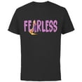 thumbnail image 1 of Disney Princess Rapunzel Fearless - Short Sleeve Cotton T-Shirt for Adults - Customized-Black, 1 of 5