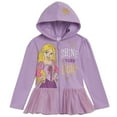 thumbnail image 1 of Disney Princess Rapunzel Fleece Zip Up Hoodie Dress Toddler to Big Kid, 1 of 4