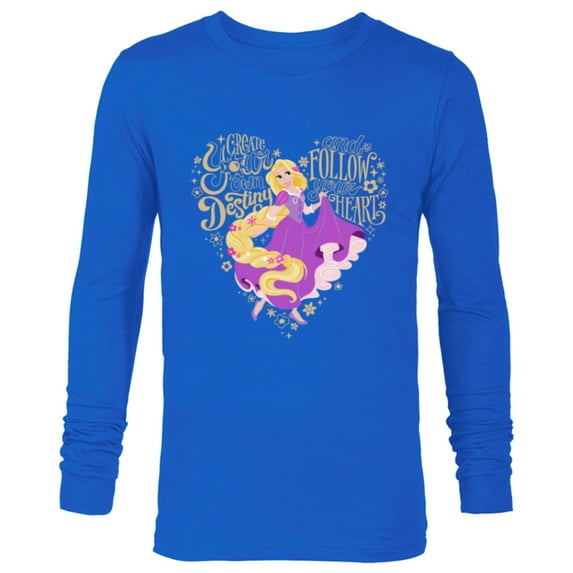 Disney Princess Rapunzel Follow Your Heart - Long Sleeve T-Shirt for Men - Customized-Royal