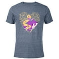 thumbnail image 1 of Disney Princess Rapunzel Follow Your Heart - Short Sleeve Blended T-Shirt for Adults - Customized-Navy Heather, 1 of 5