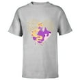 thumbnail image 1 of Disney Princess Rapunzel Follow Your Heart - Short Sleeve T-Shirt for Kids - Customized-Athletic Heather, 1 of 5