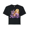 thumbnail image 1 of Disney Princess - Rapunzel Headshot - Junior's Cropped T-Shirt, 1 of 4
