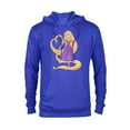 thumbnail image 1 of Disney Princess Rapunzel Heart and Pascal - Pullover Hoodie for Adults - Customized-Royal Heather, 1 of 5