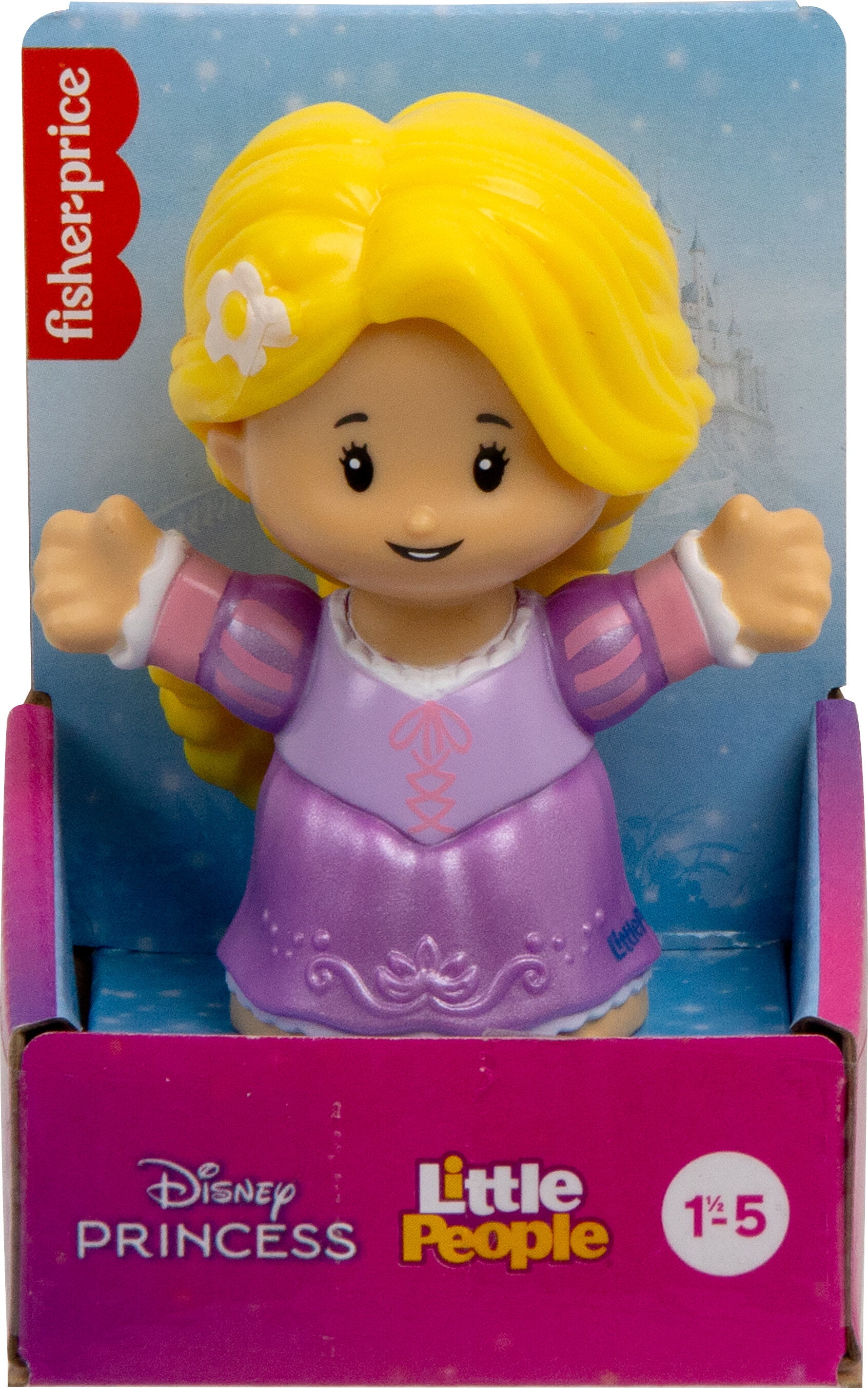 Disney Princess Rapunzel Little People Single Character Figure Toddler Toy for Pretend Play