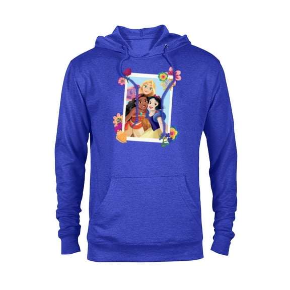 Disney Princess Rapunzel Moana Snow White Polaroid - Pullover Hoodie for Adults - Customized-Royal